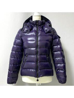 Moncler Bady Down Jacket 0 Purple